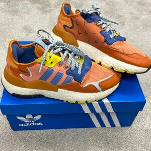Adidas Nite Jogger Ninja Amber Tint - size 5 youth